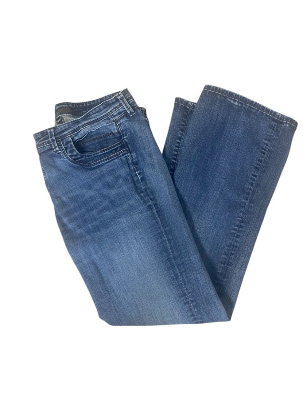 Kut from the Kloth Flare Jeans Womens 18W Blue Stretch Mid Rise Bootcut Denim